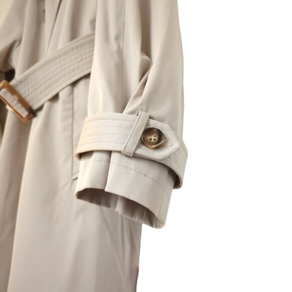 NWT Miss Selfridge Premium Maxi Trench Coat in Beige Women's 12 UK 16 - Picture 2 of 8